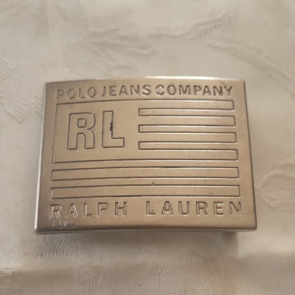 Ralph Lauren Polo Jeans Silver Buckle